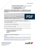 Acta de Calificación de Ofertas: Coordinación de Educación Zona 3 Distrito 06D04 Colta Guamote