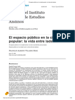 El Espacio Público en La Ciudad Popular - La Vida Entre Laderas