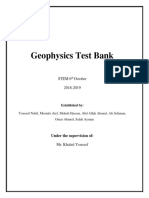 Geophysics Test Bank With Answers 2019