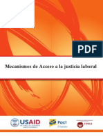 Investigacion - Mecanismos de Acceso A Justicia Laboral en Nicaragua