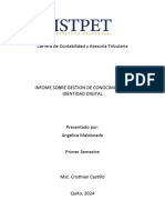 Informe Sobre Gestion de Conocimiento e Identidad Digital