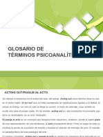 Glosario de Términos Psicoanalíticos