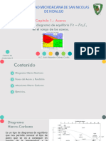 1.6 Estudio Del Diagrama de Equilibrio Fe-Fe C, en El Rango de Los Aceros