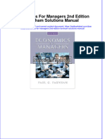 Full Economics For Managers 2Nd Edition Farnham Solutions Manual Online PDF All Chapter