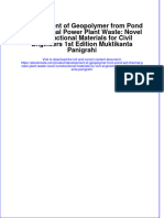 Full Ebook of Development of Geopolymer From Pond Ash Thermal Power Plant Waste Novel Constructional Materials For Civil Engineers 1St Edition Muktikanta Panigrahi Online PDF All Chapter