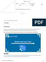 25 Best Kali Linux Tools
