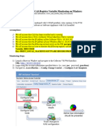 CAS Registry Variable Monitoring - Windows