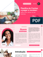 Planilha Cora de Contas A Pagar e Receber