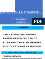 Gestion de La Disciplinaire