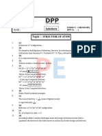 Structure of Atom DPP 2 SOLUTION