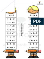 Acordeones de Tablas de Suma para Niños Elprofe20