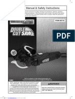 Chicago Electric Double Cut Saw 68316 Owner's Manual & Safety Instructions (Page 19 of 20)