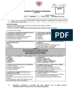 Evaluación de Proceso U2 Octavo