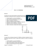 Corrigé Série 1 de Traitement de Signal