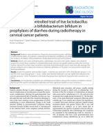 Randomized Controlled Trial of Live Lactobacillus