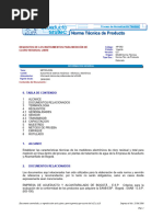 Requisitos de Los Instrumentos para Medición de Cloro Residual Libre