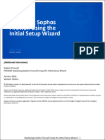 FW1020 20.0v1 Deploying Sophos Firewall Using The Initial Setup Wizard