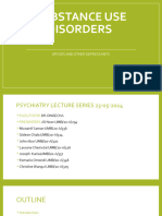 Substance Use Disorders - Opioids