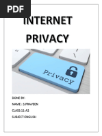 Internet Privacy