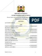 SC Petition 8 of 2020 Law Society of Kenya VS Communications Authority of Kenya Others