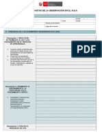 Ficha 2 MAPP Notas de La Observación en Aula