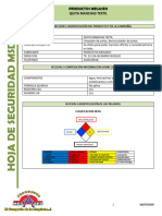 MSDS Quitamanchas Textil