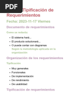 Clase2-Tipificación de Requerimientos