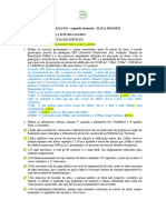 1 AVALIAÇÃO Const Edif - 2 Chamada SAMUEL 2021.2