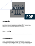 Física I - 1 Cinemática de Galileu