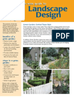 Texas Earth Wise Guide To Landscape Design