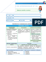 Sesiones de Aprendizaje - Semana 1 - UD III - Editora Quipus Perú