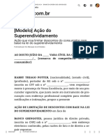 (Modelo) Ação Do Superendividamento - Jusbrasil