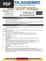 12th Bio Chapter 25 Notes by Youth Academy 0346-6116201