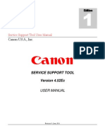 Service Support Tool V4.52ec (Rev. 0) User Manual