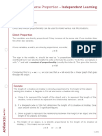 Independent Learning - Direct and Inverse Proportion