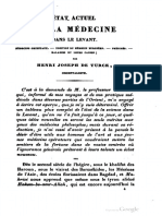 De Turck - 1838 - Etat Actuel de La Médecine Dans Le Levant