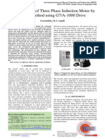 Speed Control of Three Phase Induction Motor by VVVF Method Using G7/A-1000 Drive