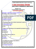 IX Chemistry Objectives & Numerical (New Book) by Sir Ubaid Ahmed Khan