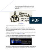 Vince Gironda: Why He Isn't Accepted