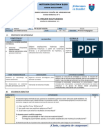 Sesión de Aprendizaje N°1-Ccss-4°