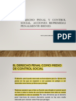 Derecho Penal y Control Social. Acciones Reprimidas Penalmente Bienes