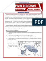 Mesopotamia Resumen para Quinto Grado de Secundaria