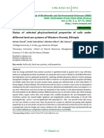 Status of Selected Physicochemical Properties of Soils Under Different Land Use Systems of Western Oromia, Ethiopia