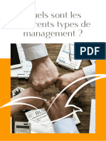 Article Quels Sont Les Différents Types de Management