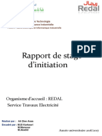 Rapport de Stage D'initiation: Organisme D'accueil: REDAL Service Travaux Electricité