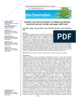 Isolation and Characterization of Cellulase Producing Bacteria From Ant, Termite and Paper Mill Waste