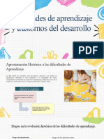 Dificultades de Aprendizaje y Trastornos Del Desarrollo