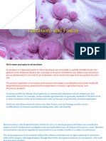 Emulsions and Foams