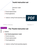 Thumb Instruction Set