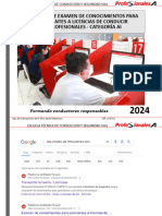 Desarrollo de Balotario Ai MTC 2024